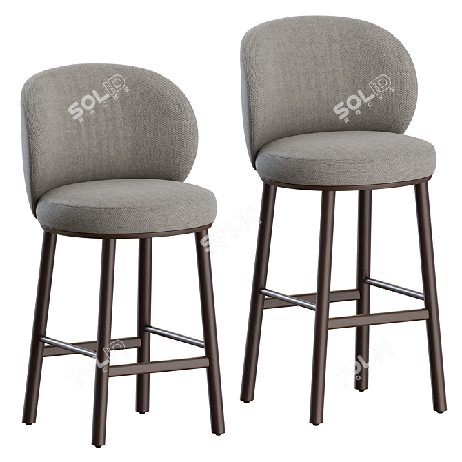 Wendelbo Ovata Stool Set 3D model image 2