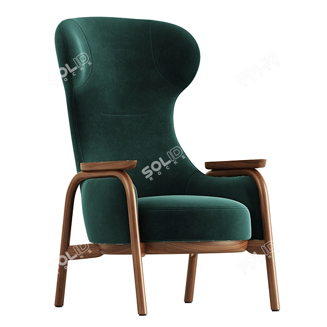 Wittmann VUELTA High Back Armchair 3D model image 1
