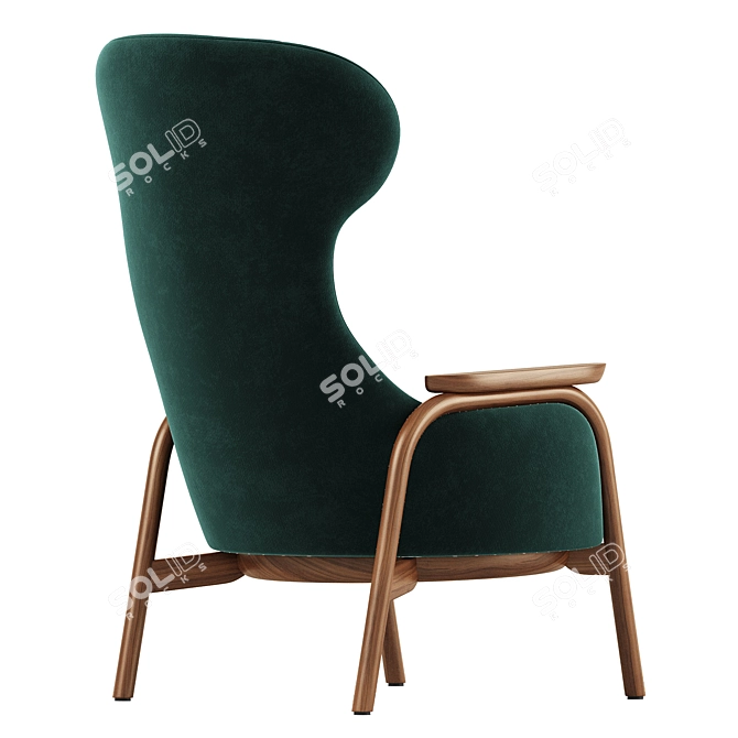 Wittmann VUELTA High Back Armchair 3D model image 4