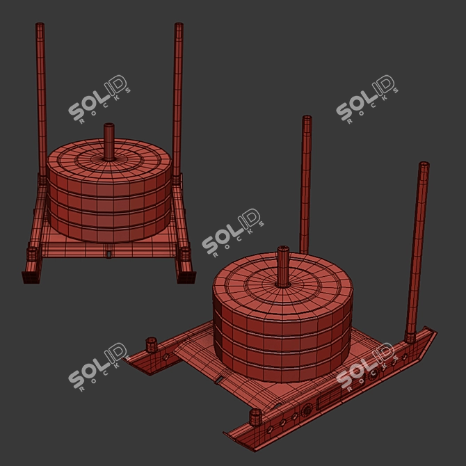 UrbaGrass Gym Flooring Kit 3D model image 7