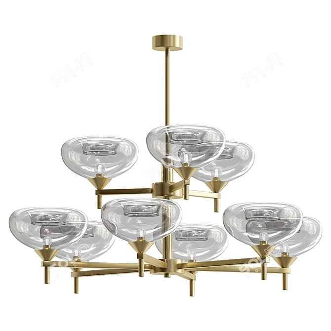 Rivoli Chandelier by ImperiumLoft 3D model image 1