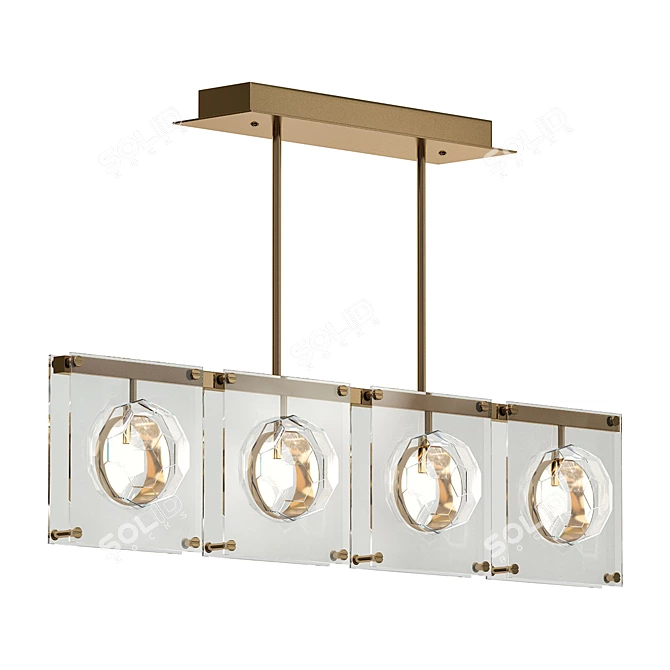 Rochillon Pendant Light Fixture 3D model image 1