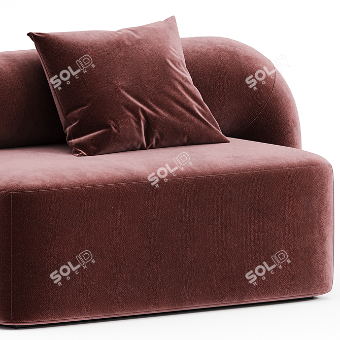 Artu Moss 2 Seater Sofa 3D model image 2