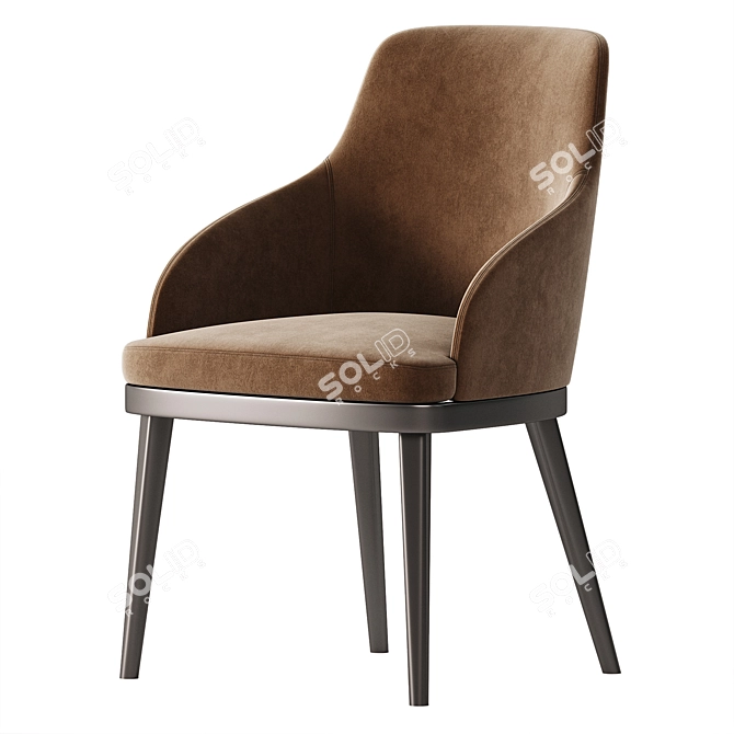 Modern Costa Dining Chair 2017 3D model image 3