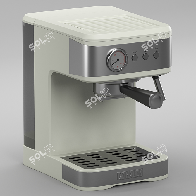 Stylish Espresso Maker, 3-in-1 3D model image 4