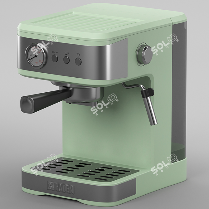 Stylish Espresso Maker, 3-in-1 3D model image 6