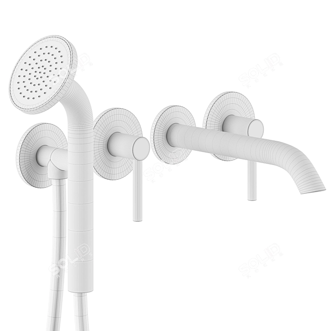 Formafantasma Bath Mixer 3D model image 4