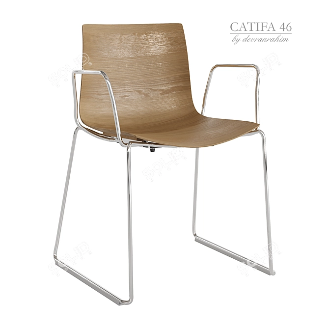 Modern Arper CATIFA 46 Chair 3D model image 1