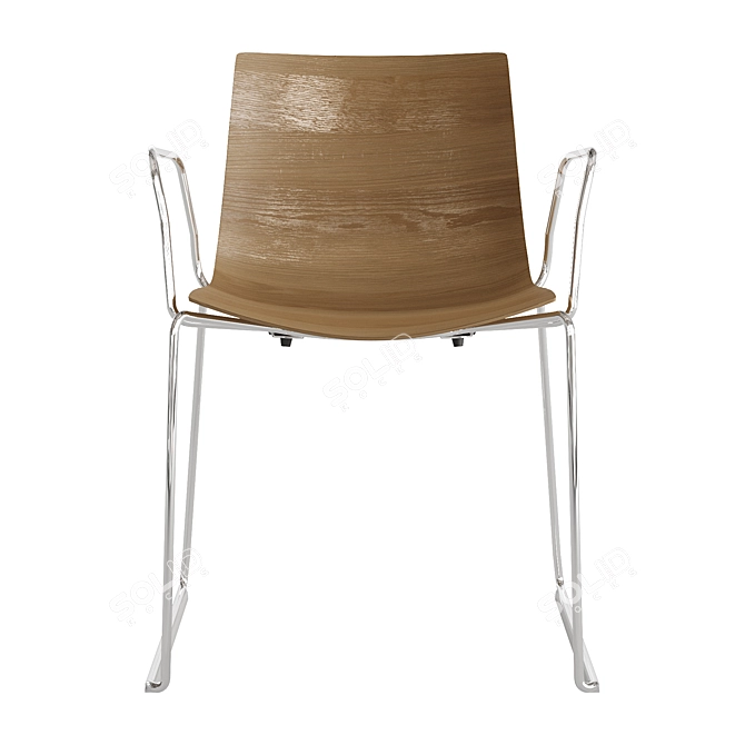 Modern Arper CATIFA 46 Chair 3D model image 2