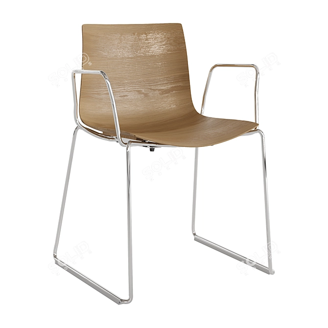 Modern Arper CATIFA 46 Chair 3D model image 7