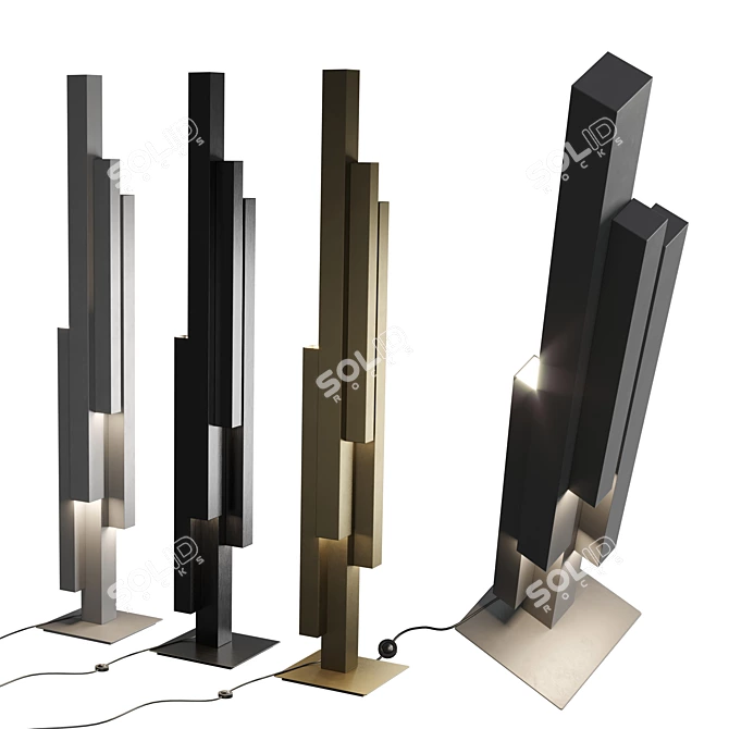 Modern Manhattan Cattelan Italia Lighting 3D model image 2