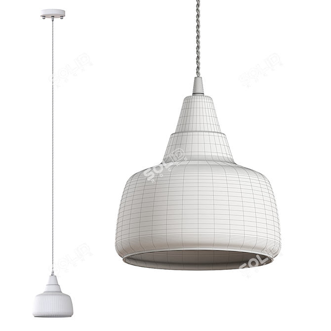 Stylish Modern Benito Lamp 3D model image 2