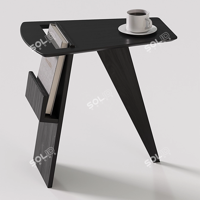 Escalate Ash Magazine Table 3D model image 3