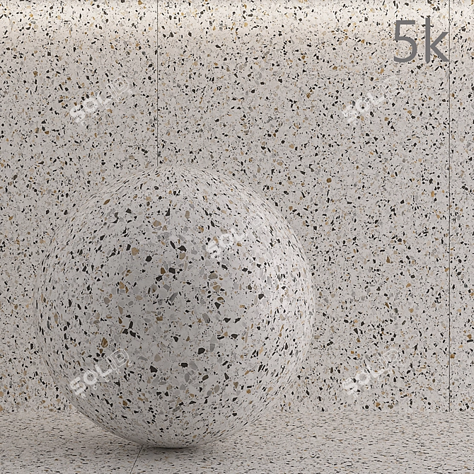  Laminam Terrazzo Bianco Venezi 3000x1000mm 3D model image 2