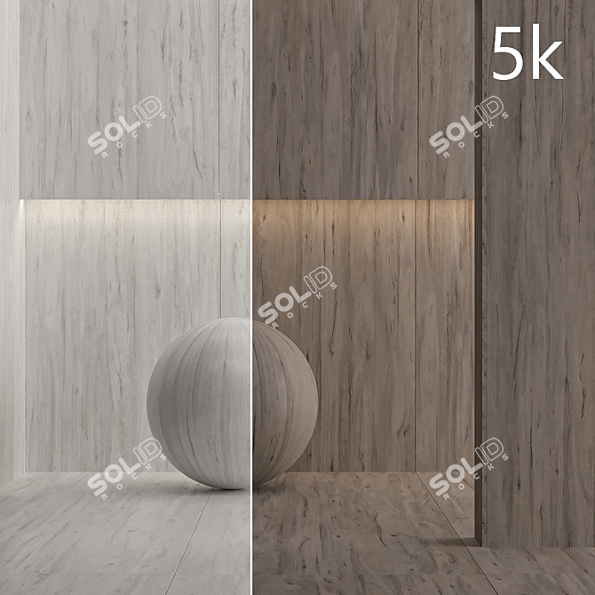 Laminam Legno Venezia Corda Texture 3D model image 1