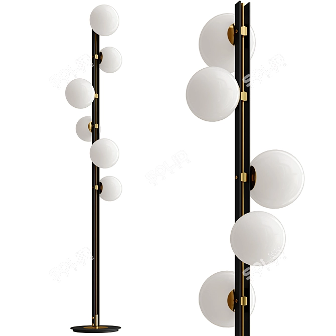 Studio Kronos Design Tall Planter 3D model image 1