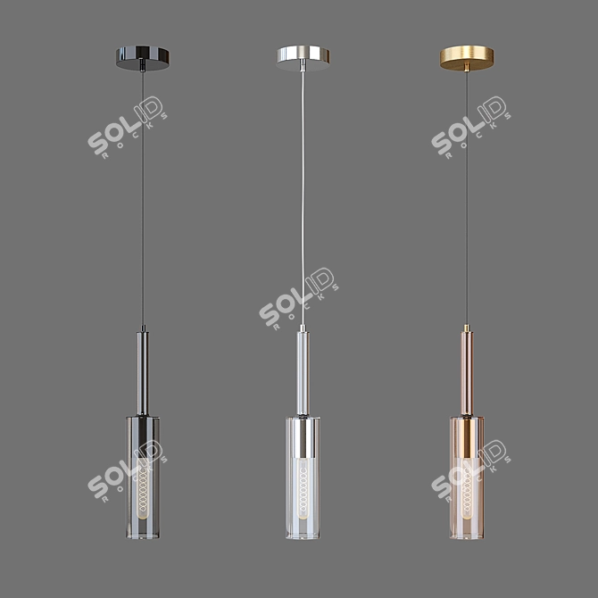 Eurosvet Graf Pendant Light 3D model image 2