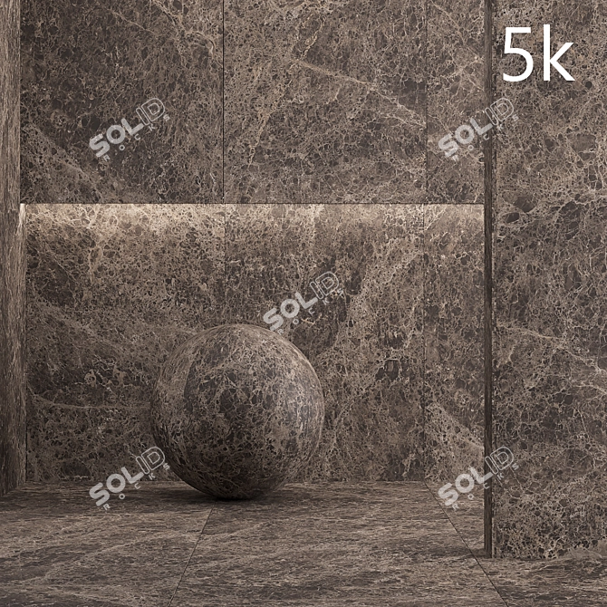 Laminam Emperador Extra: 5K Texture Pack 3D model image 1