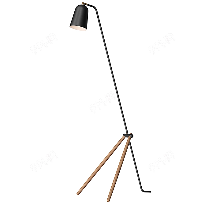 Giraffe Floor Lamp, 138cm 3D model image 1