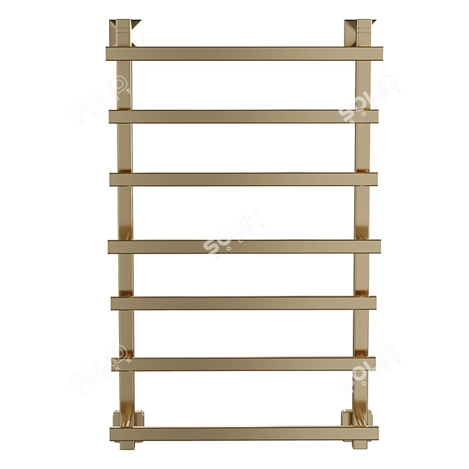 Water Towel Warmer Chrome Demetra 3D model image 2