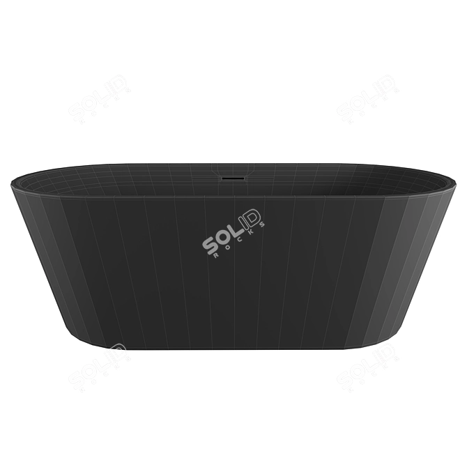 Abber AB9203-1.6 Acrylic Bathtub 160x80 3D model image 2