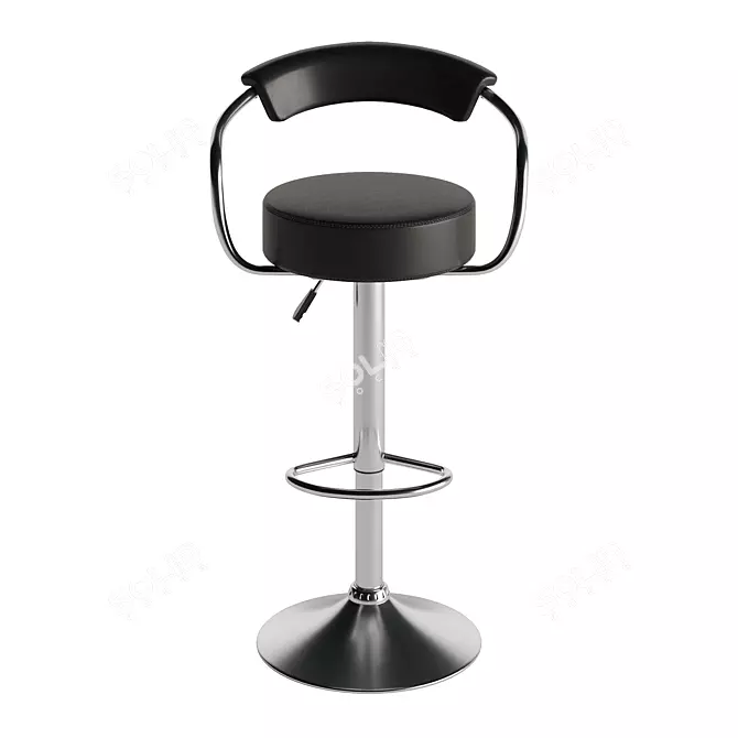 Orion Hi-Tech Bar Stool 3D model image 2