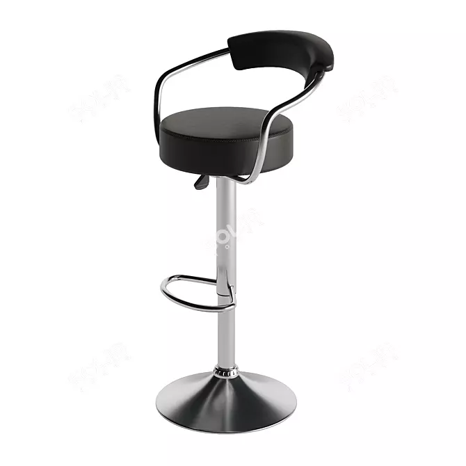 Orion Hi-Tech Bar Stool 3D model image 3