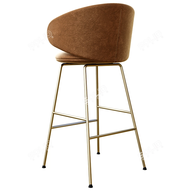 Modern Elegance Dining Chair 3D model image 2