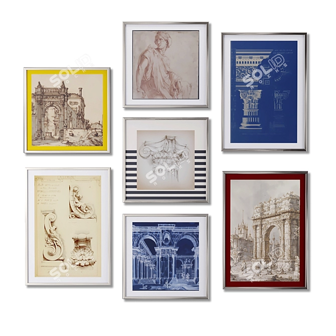 Hellenic Frames for Beautiful Art 3D model image 5