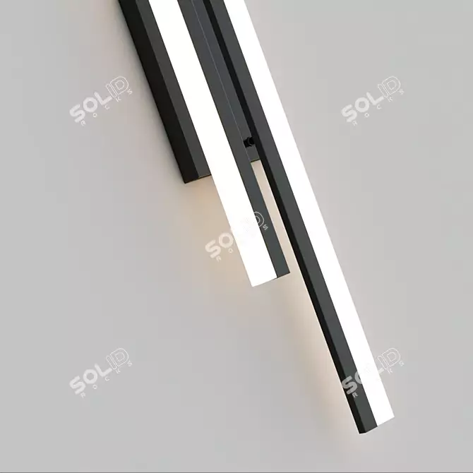 Modern Centimeter Table Lamp Fixture 3D model image 3