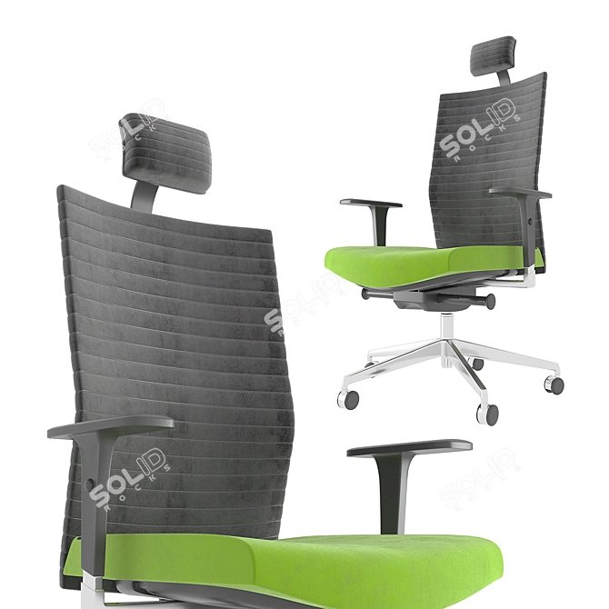 Elegant Office Chair: Element 430 3D model image 1