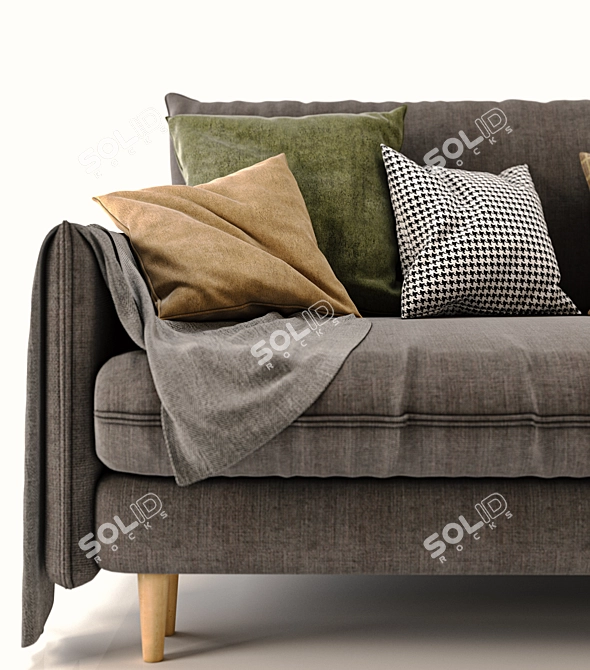 Graphite Sofa Slipcover 2017 Model 3D model image 5