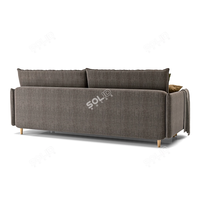 Graphite Sofa Slipcover 2017 Model 3D model image 6