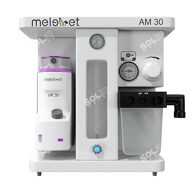 Advanced Anesthesia Machine AM30 3D model image 1