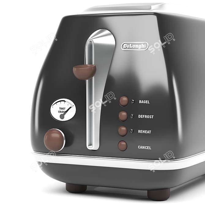 Retro Delonghi Kitchen Appliance 3D model image 5