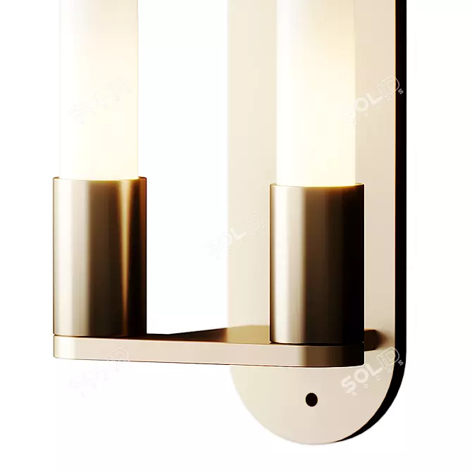Elegant LOOPI Wall Sconce 3D model image 2