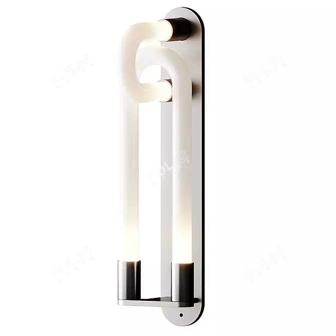 Elegant LOOPI Wall Sconce 3D model image 3