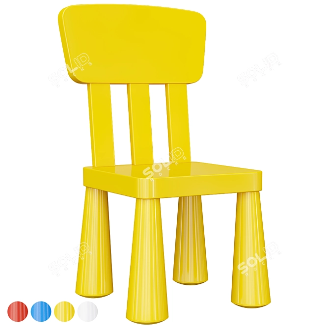 Mammut Kids Chair | 3D Model 3D model image 4