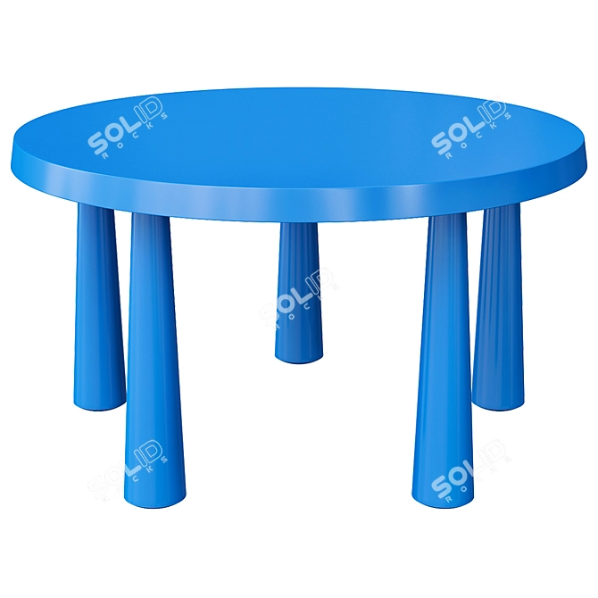 Mammut Children's Round Table 3D model image 2