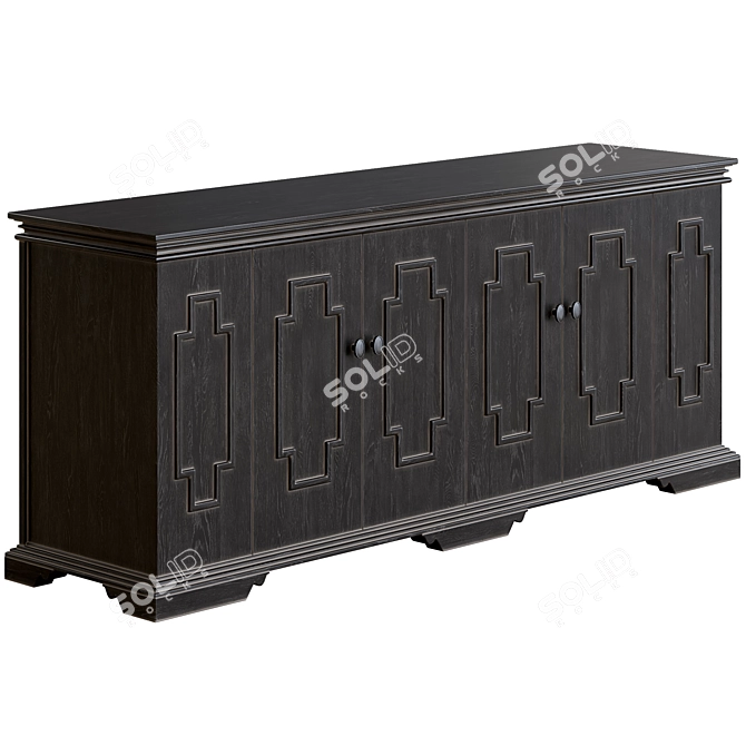 Modern Dovetail Belle Sideboard - 85 3D model image 1