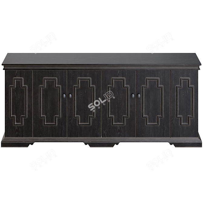 Modern Dovetail Belle Sideboard - 85 3D model image 2