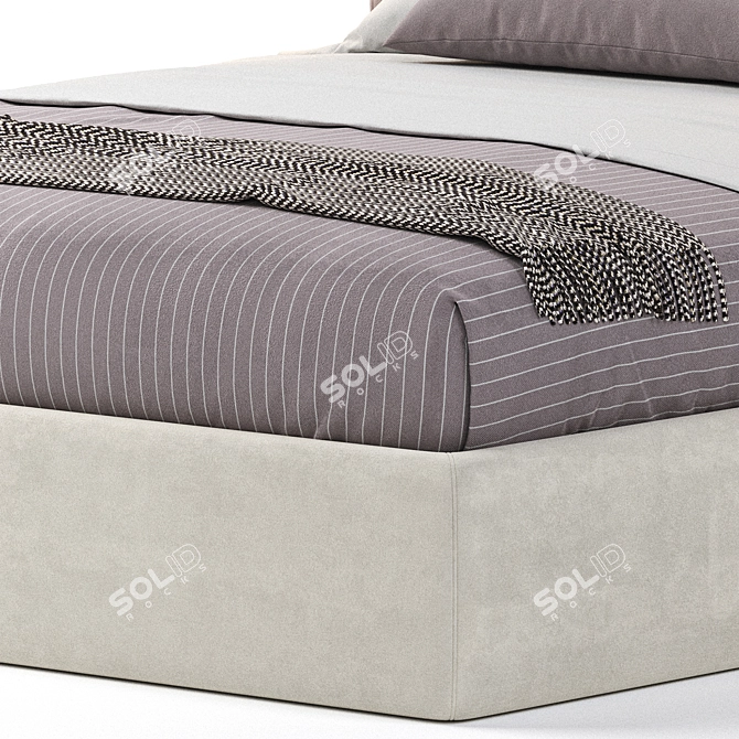 Modern NORMA Bed Design 3D model image 2
