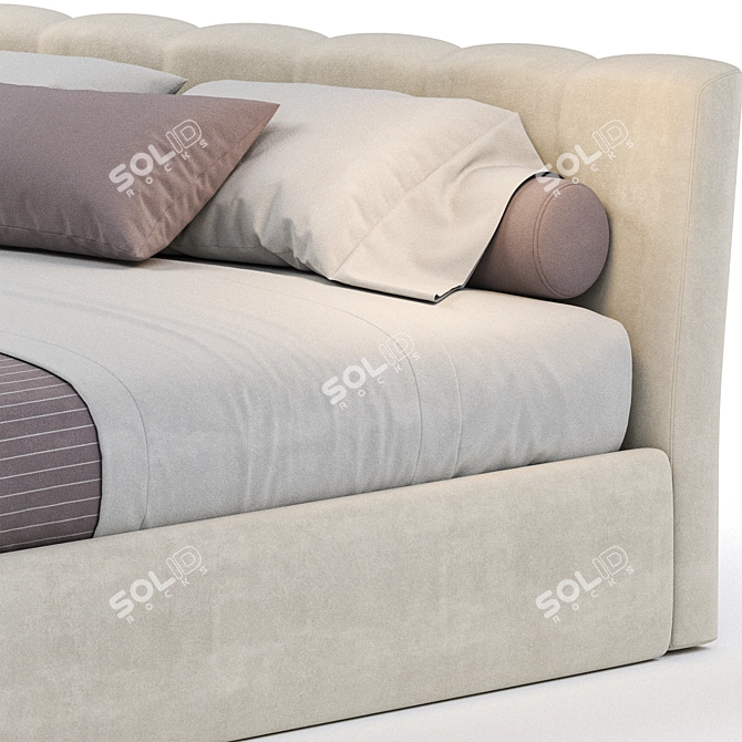 Modern NORMA Bed Design 3D model image 3