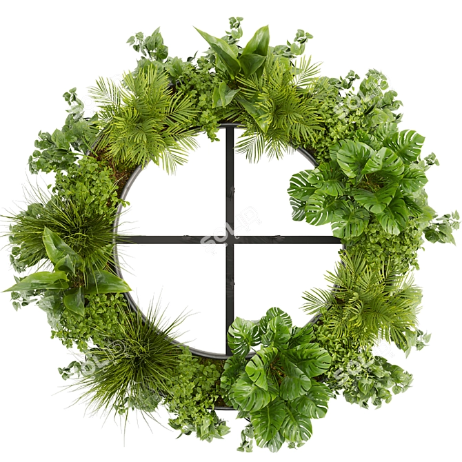 Volume 380 Hanging Pothos Plant 3D model image 2