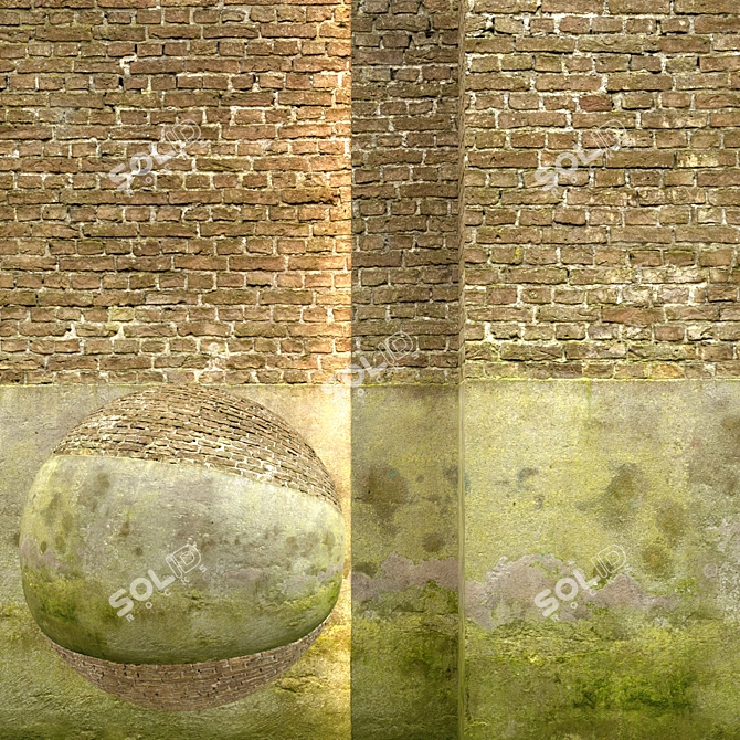 Texture Brick-002: 4096 Seamless Variety 3D model image 1