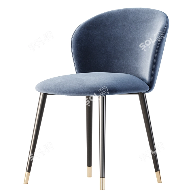 Modern Designer Dining Chair Volante 3D model image 3