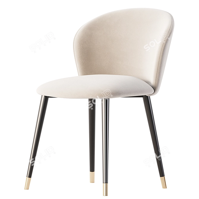 Modern Designer Dining Chair Volante 3D model image 4