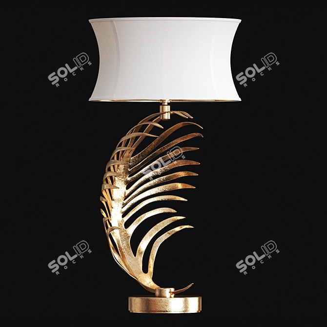  Tropical Elegance Table Lamp 3D model image 1