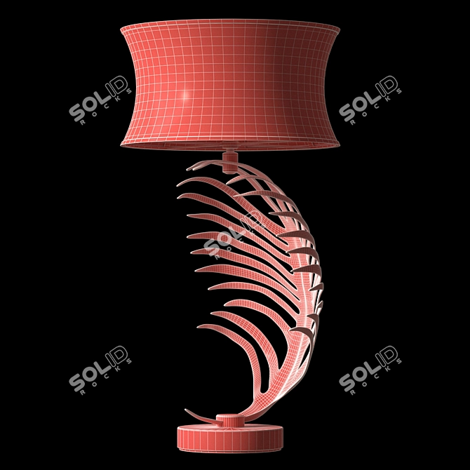  Tropical Elegance Table Lamp 3D model image 4