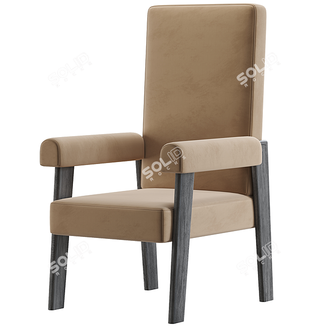 Milo High Chair 3D Model 3D model image 1